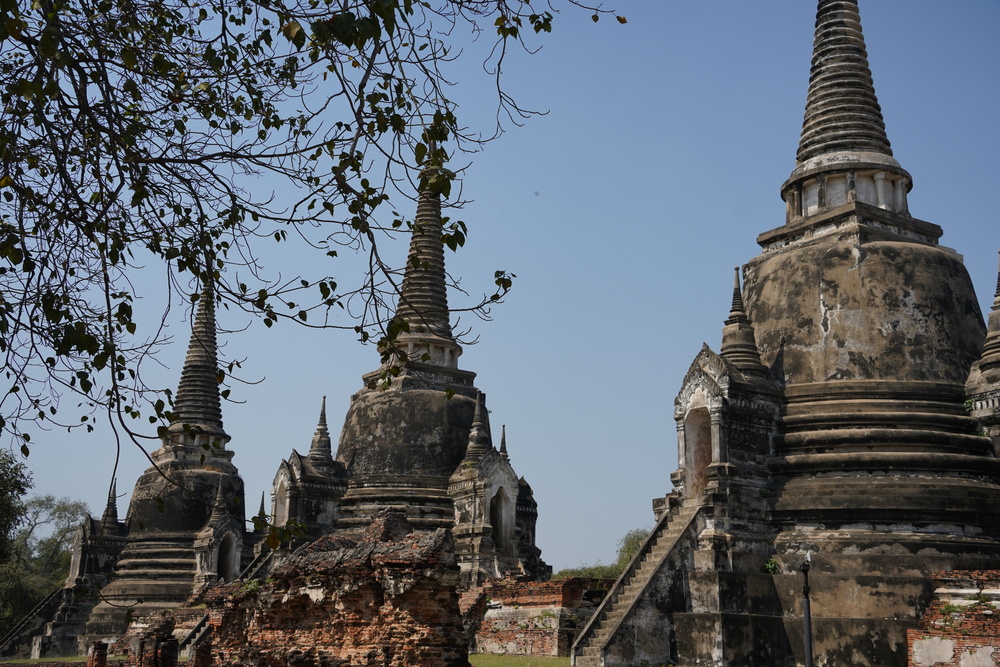 A photo of Ayutthaya outside of Bangkok, Thailand.