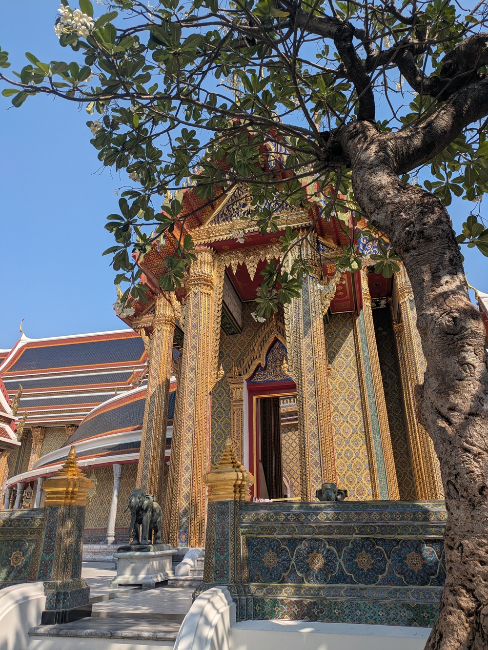 A photo of Wat Ratchabophit in Bangkok, Thailand.
